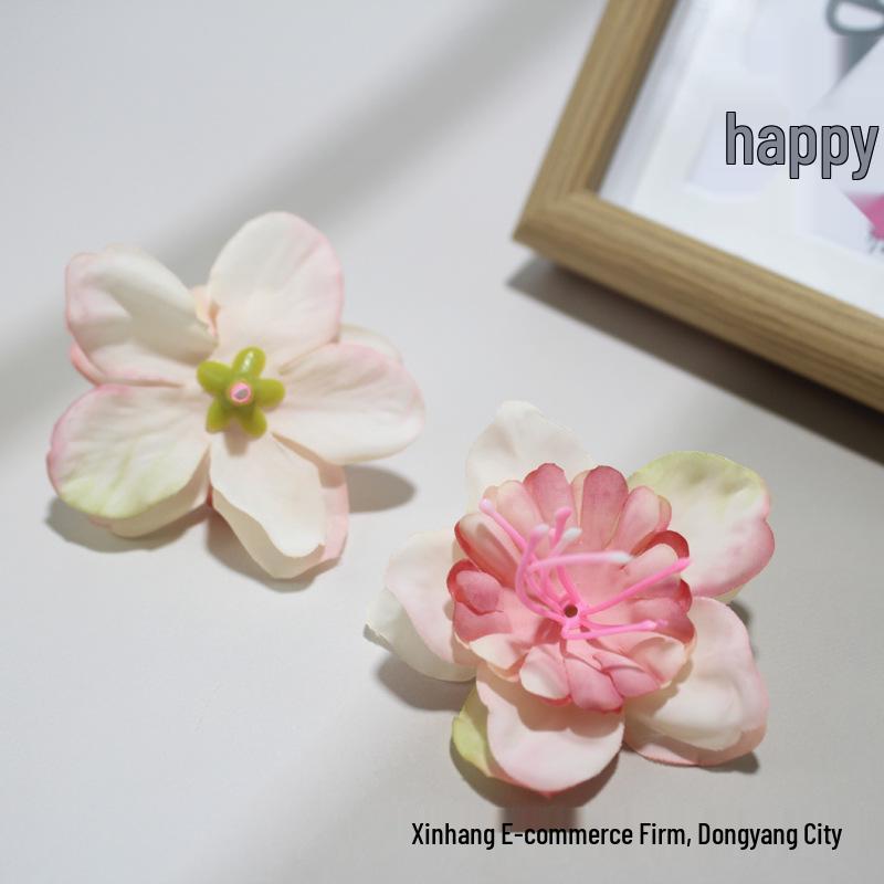 Silk Jasmine Flower Heads for Headdress, Cake & Photography Decorations, DIY Hairpin Craft