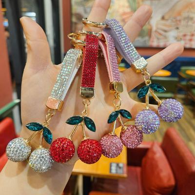 Cute Rhinestone Keychain, Realistic Machine Gift Bag Charm