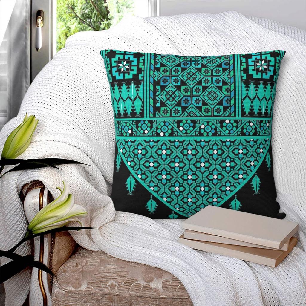 Palestinian Embroidery Tatreez Cross Design Pillow Cover Cushion Cover Pillow Case Funny Pillowcases For Sofa Home Decorative