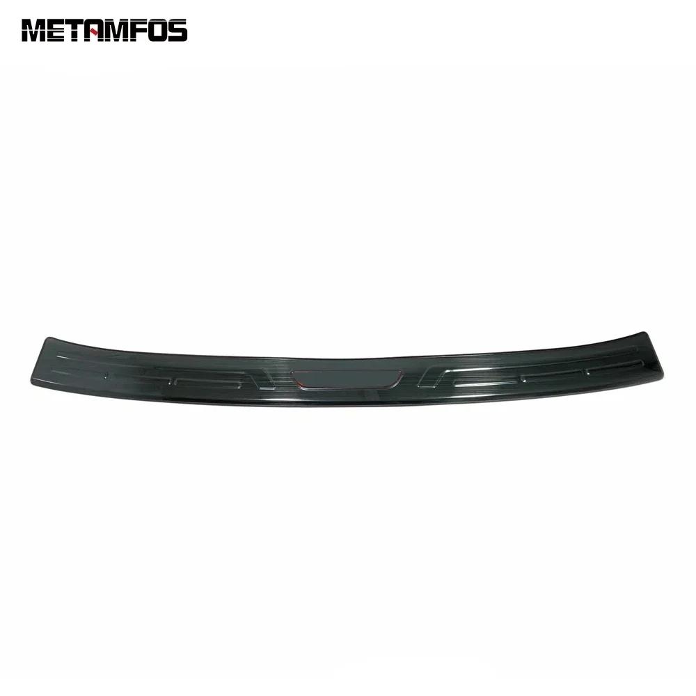 For Volkswagen VW Golf 8 MK8 Pro R -2024 2025 Exterior Rear Trunk Bumper Foot Plate Door Sill Scuff Guard Plate Accessories
