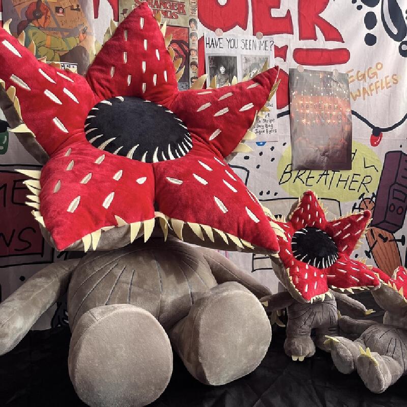 Cartoon Anime Plush Dolls Eleven Mike Demogorgon Stuffed Toy Man-Eating Flower Gift For Friends And Anime Lovers Halloween Decor