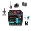 Professional Audio Mixer 4 Channel bluetooth Sound Mixing Console for Home KTV with USB Sound Effects