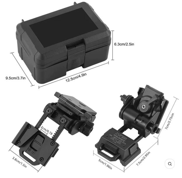 Metal L4 G24 L4G24 NVG Wilcox Montaj Braketi Tutucu PVS15 PVS18 GPNVG18 Gözlüğü Gece Görüş Stent Atla Hızlı OPS Kask Parçaları