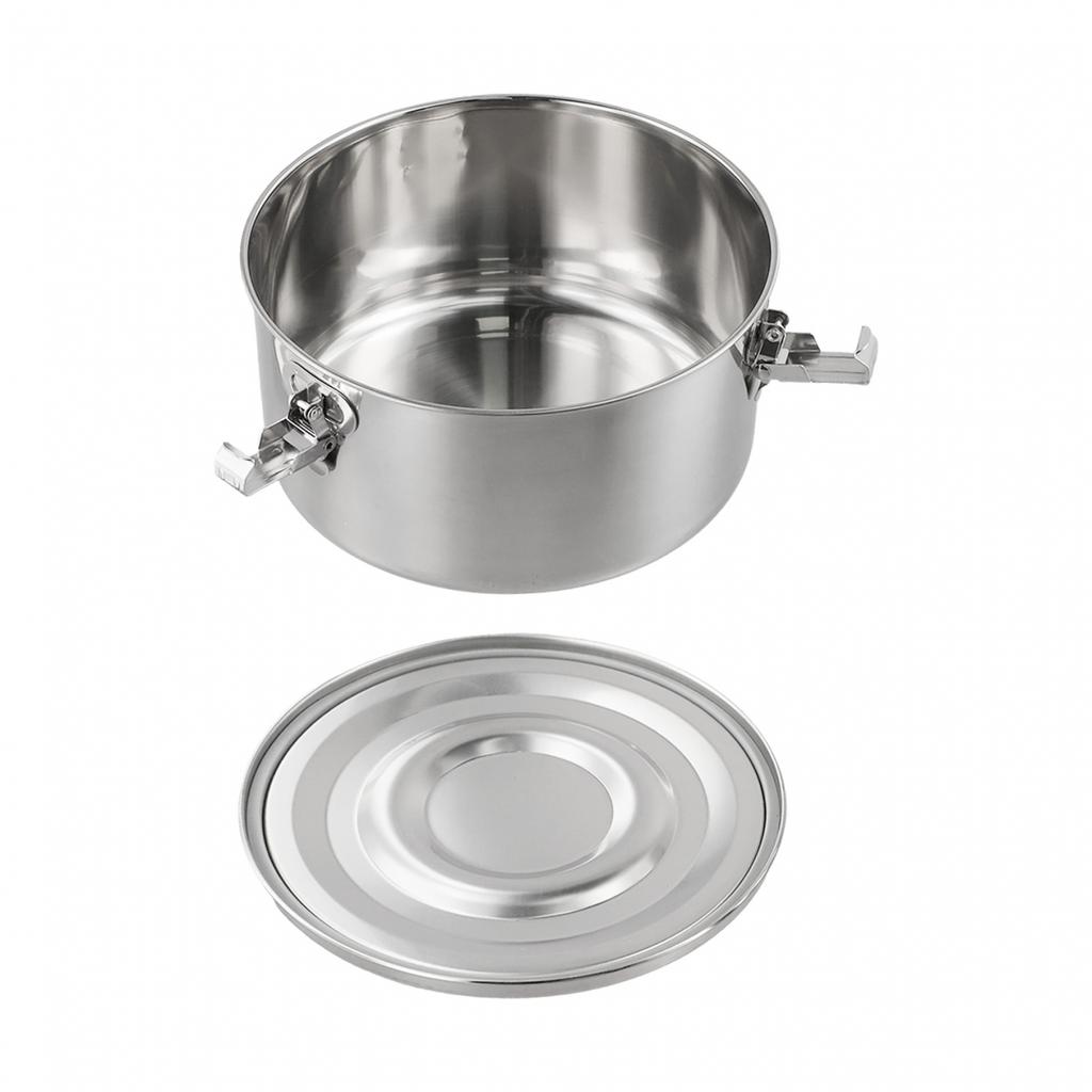 Lightweight Picnic Box In Stainless Steel for School and Office Meals