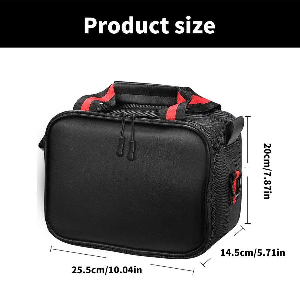 FTTH Glasfaser Werkzeugkoffer Tasche Schwarz Glasfaser Werkzeugtasche für Leistungsmesser Optischer Leistungsmesser Netzwerke Werkzeug Aufbewahrungstasche