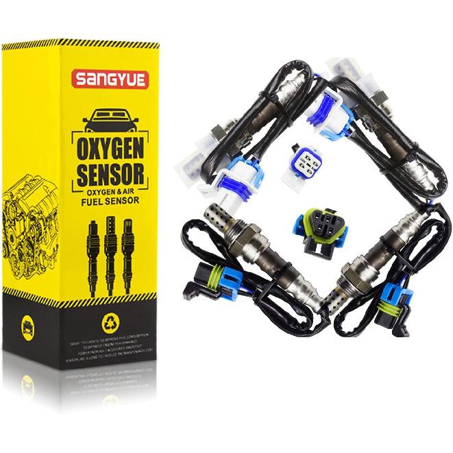 4x Oxygen O2 Sensor for 2003 2004 2005 2006 Chevrolet Chevy Silverado 1500 6.0L Upstream + Downstream