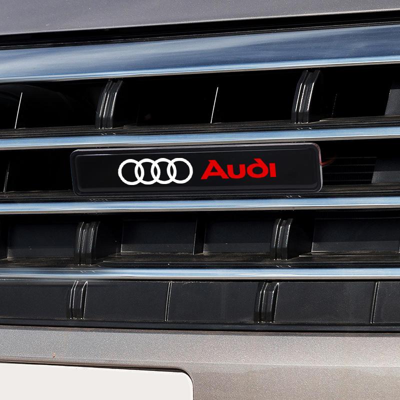 Car LED Front Hood Grille AMG Emblem Badge Decorative Light Accessories For Audi B7 B5 B6 B8 B9 8P A4 A5 A6 A7 A8 TT Q3 Q5 Q7 Q8 A1 8V 8L C6 C5 C7 4F