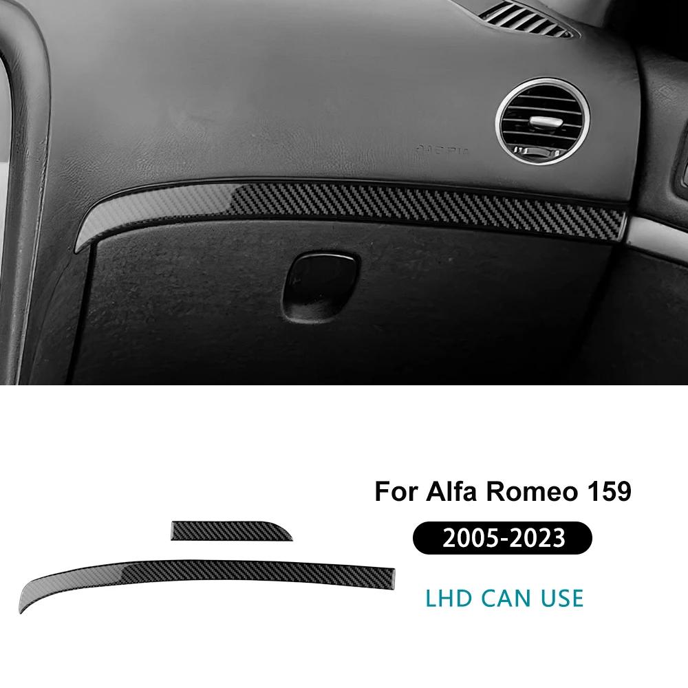 Real Soft Carbon Fiber Sticker For Alfa Romeo 159 2005-2017 2018 2019 2020 2025 2025 2025 Car Driver Co-pilot Strip Accessories