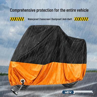 Patchwork Motorcycle & Car Cover: Snowproof, Windproof, Waterproof, Rainproof, Dustproof, Thickened Electric Vehicle Cover