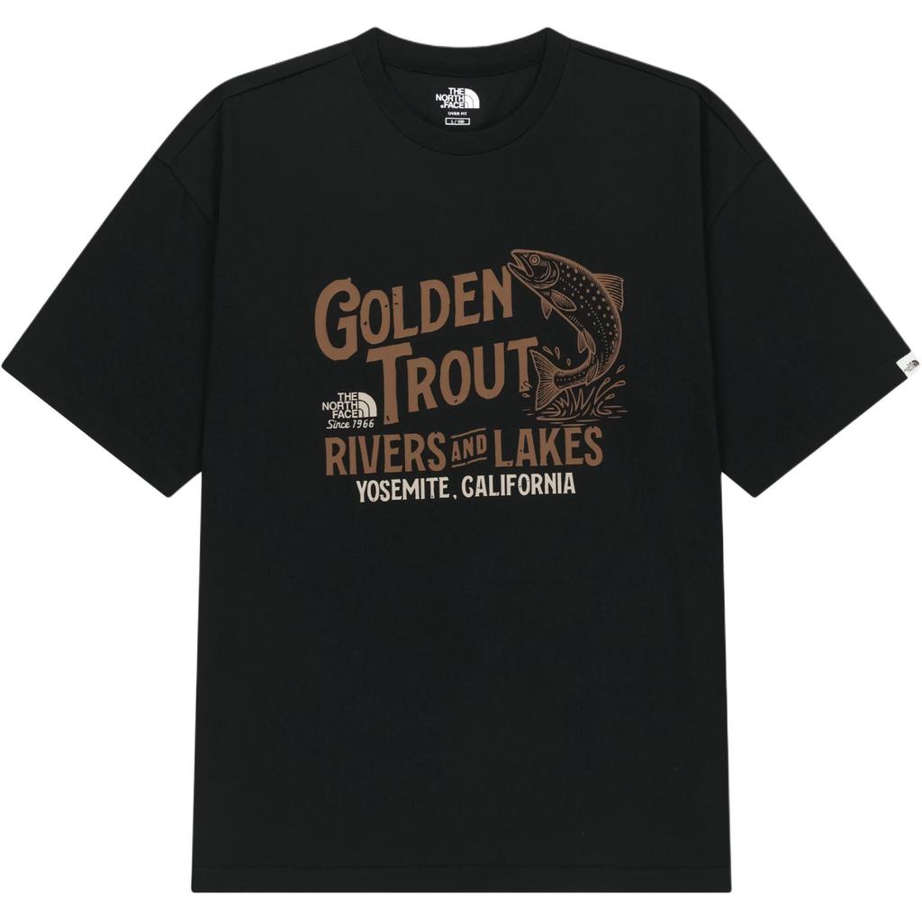The North Face Logo Loose Fit Crew Neck Short Sleeve T-Shirt Unisex Tops NT7US28K