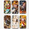 Gigi Murin Anime H-hololive Phone Case For IPhone 17 Air 16 15 14 13 Pro Max 11 12 Black Silicone Cover