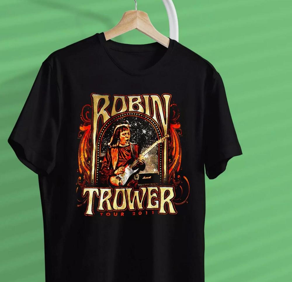 Robin Trower Singer T Shirt Black Size S M L 234xl Cotton S