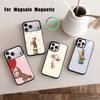 M-C-Monkey-Curious George Handyhülle Für iPhone17,16,15,14,13,12,11 Plus,Pro Magnetisch mit Magsafe Kabelloses Laden