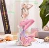 Nordic Resin Cute Mermaid Princess Figurines Fish Tank Ornaments Kawaii Decor Home Furnishing Decoration Crafts Birthday Gifts