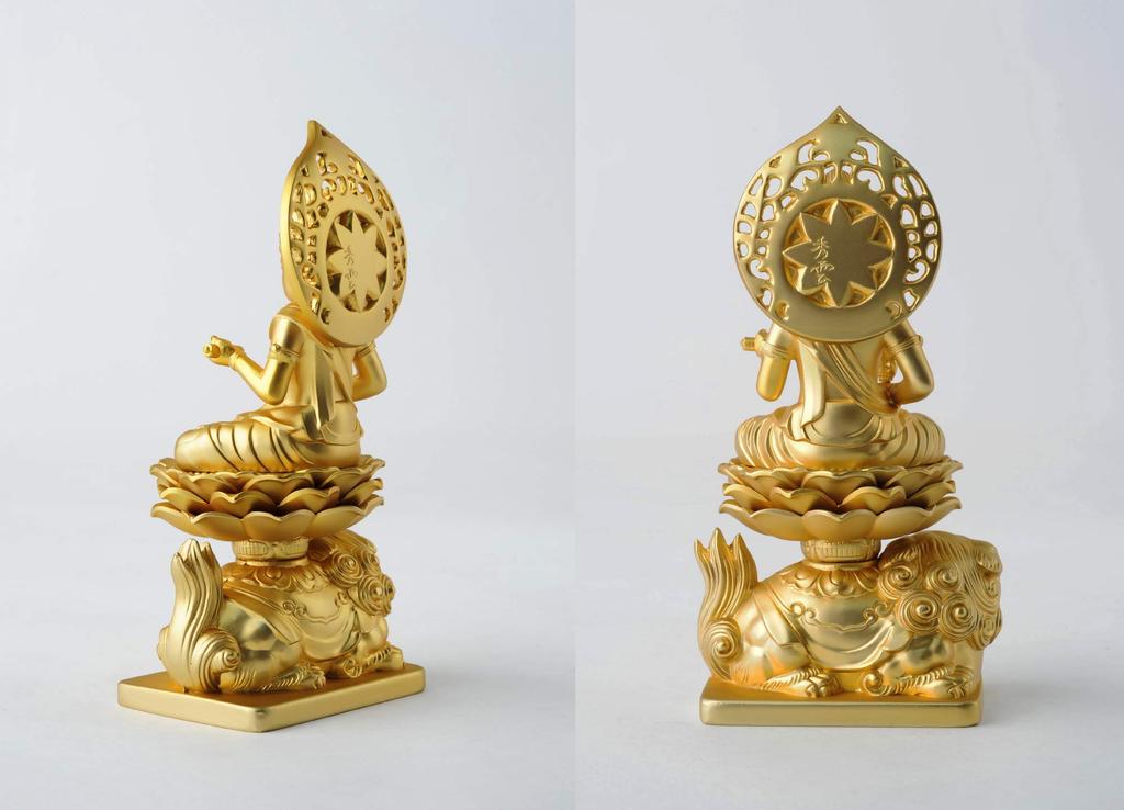 Buddha statue Manjusri Bodhisattva 15cm Buddhist Hideun Makita Original model in the year of the Zodiac guardian principal image Zodiac Takaoka