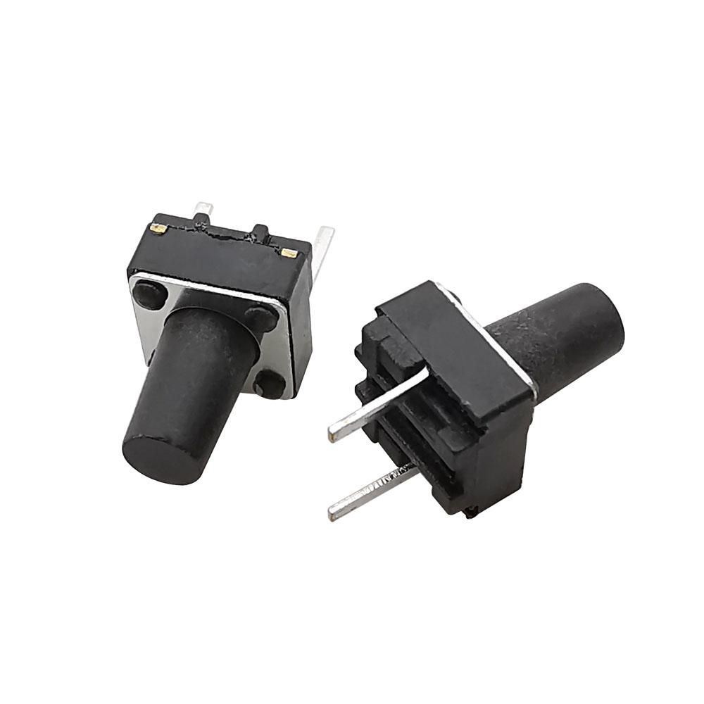 20/50/100 Pcs Micro Tactile Switch Momentary Tact DIP Switch 2 Pin 6 X 6 Mm Micro Touch Push Button Switch High 5 Mm 6 Mm 7 Mm 8 Switches4