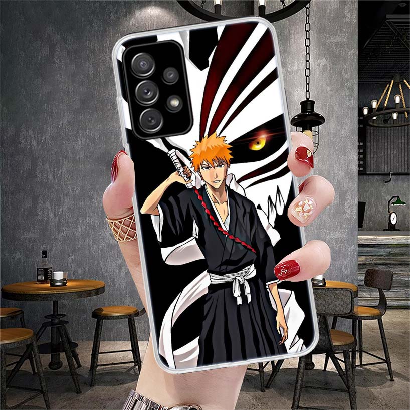 Kurosaki Ichigo Bleach Soft Phone Case For Samsung Galaxy S22 S23 S24 S25 Edge S26 Ultra S20 FE S21 Plus + Fundas Coque Galaxy S