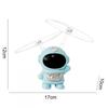 Mini Infrared Induction Flying Toy Astronaut Style Aircraft Helicopter Toy Induction Flying Machine Automatic Flight Kids Toy