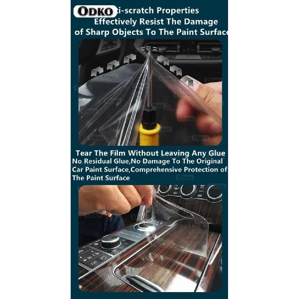 Car Exterior Headlight Anti-scratch TPU PPF Protective film Anti-scratch Repair film Accessories For BYD Dolphin EV Electric