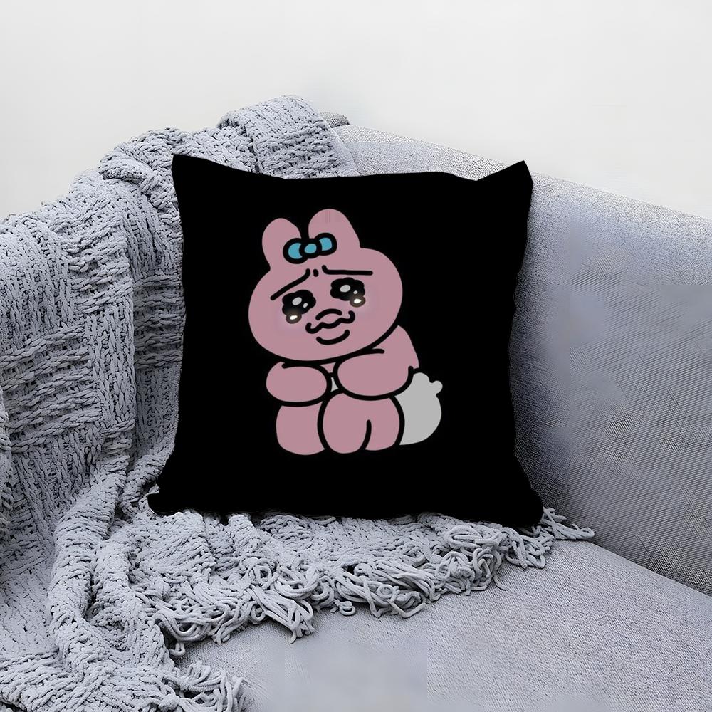 Kawaii O-Opanchu Usag Cushion Cover Comfortable Reversible Pillow Cover Ideal for Car Sofa Bedroom & Beyond