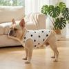 Thin Pet T-shirt Soft Cotton Dog Sleeveless Clothes Fashionable Pet Short Shirt  Puppy Wear