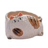 Cute Cat Planter, Cartoon Kitty Ceramic Plant Pot, Decorative Flowerpot with Drainage Hole for Succulents Cacti Small Plants Indoor Outdoor Decor