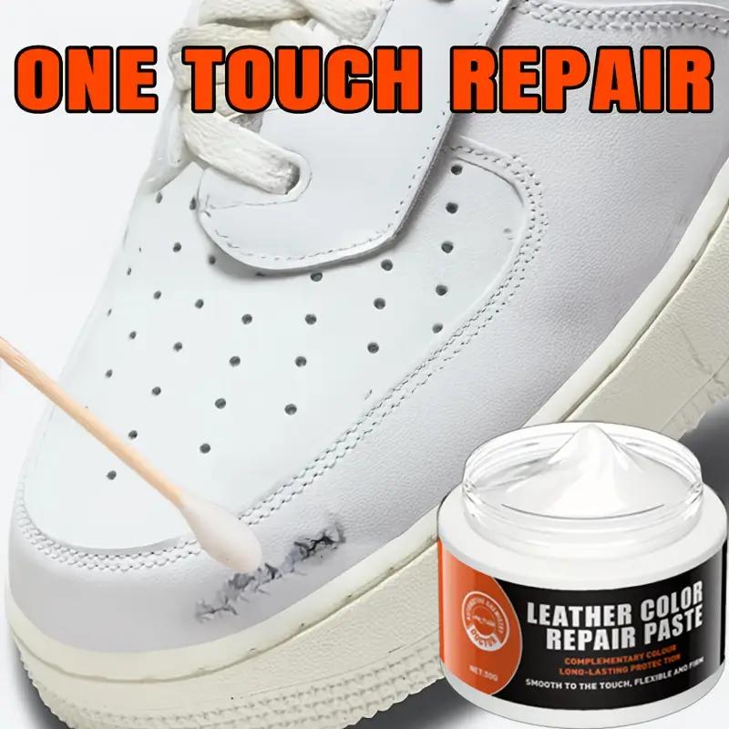 White Leather Repair Kit - Color-correcting Cream for Restoring Scratches, Fading and Aging Leather - Suitable for White Sofas,