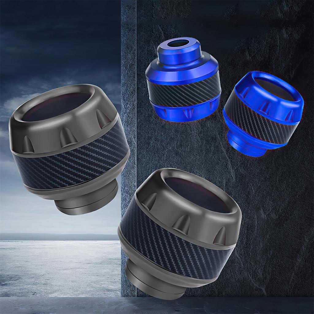 2Pcs Aluminum Auto Wheel Protection Crash Pads Scooter Frame Slider Fairing Guard Tuning Falling Protector Moto Accessories