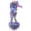 Resin Lovers Statue Exquisite Elegant Romantic Durable Desktop Couple Figurine for Home Office