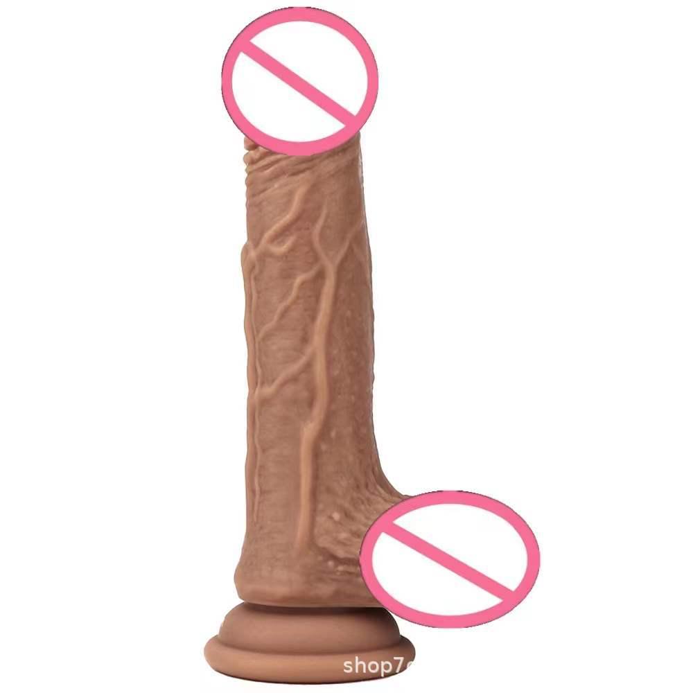 Realistic Soft Silicone Dildo Female Masturbator