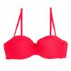 Geripptes Bandeau-Bikinioberteil für Damen
