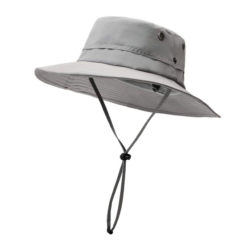 Quick Drying Breathable Big Edge Visor Hat Men and Women Hiking Camping Bucket Hat Outdoor Fishing Western Cowboy Hat