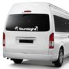 Kreativer Sonnenlicht Camping Aufkleber für Van Camper Wohnwagen LKW Wohnmobil RV Motor Vinyl Aufkleber Auto Karosserie Dekoration Zubehör