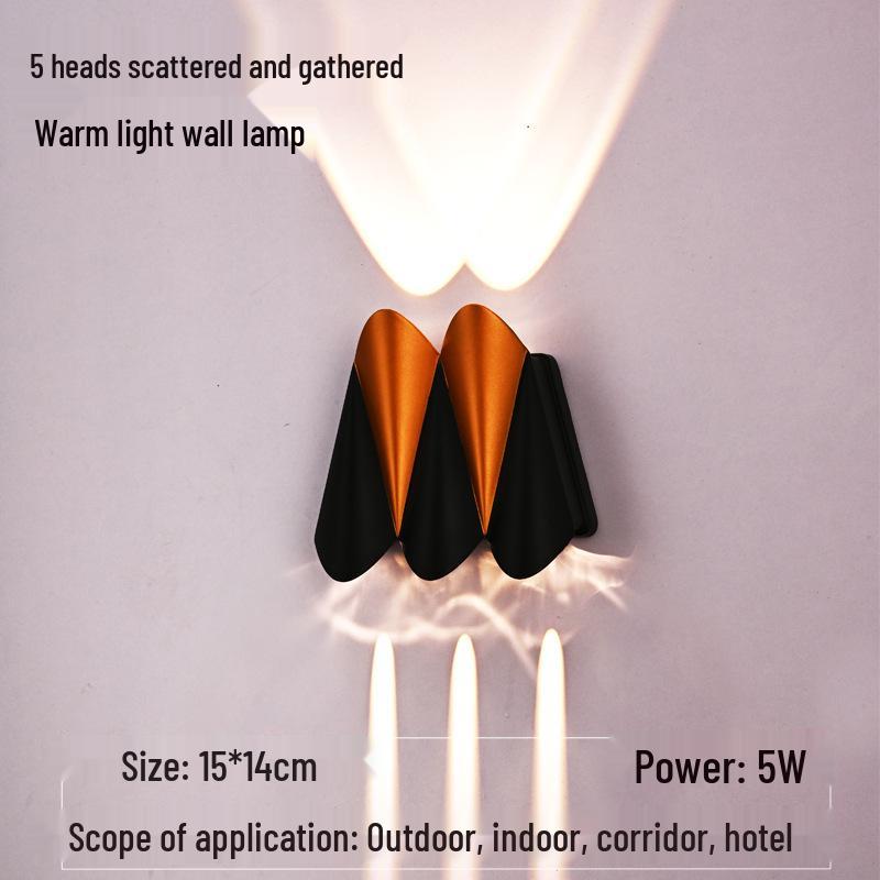 Airplane Series Outdoor Minimalist Wall Light for Villa, Courtyard, Balcony, Corridor, Aisle, or Stairway