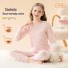 Girls' Pure Cotton Thermal Underwear Set