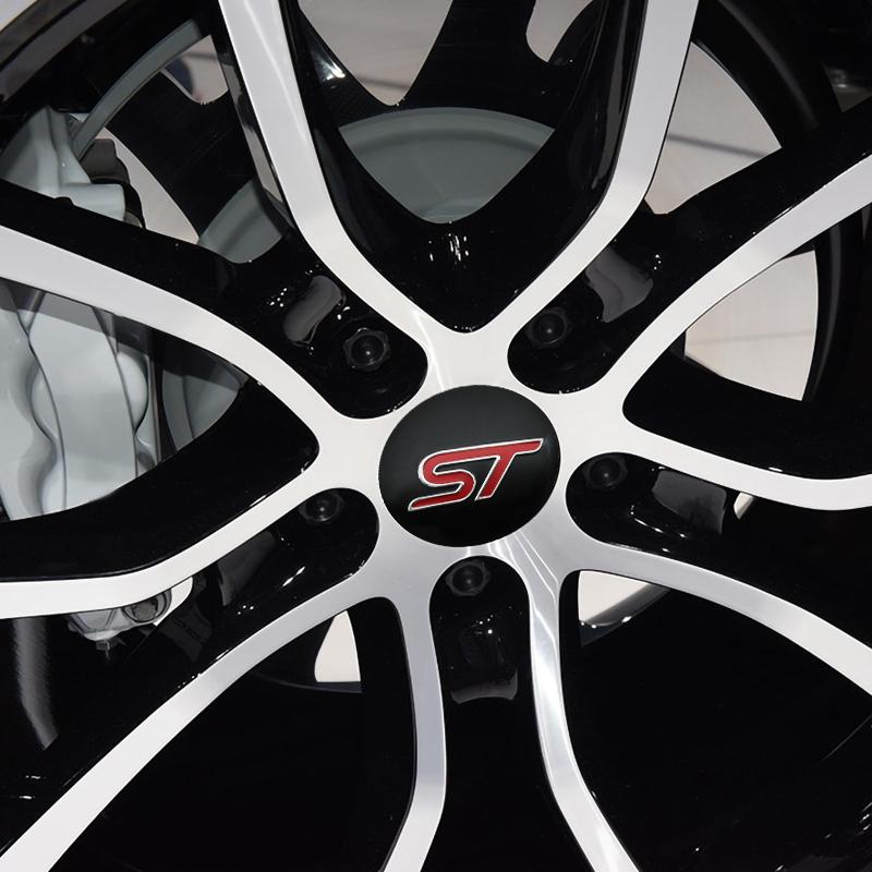 4pcs 56mm Car Styling Wheel Center Hub Caps Stickers Badge For Ford Focus Mk2 Mk3 Mondeo Fusion Explorer Escape Shelby EdgeWI1