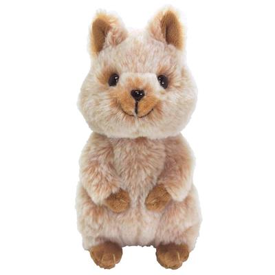 Sun Lemon Fluffies Quokka Brown S 11.4 X 7.1 X 18.3 Cm Plush Animal P-7142
