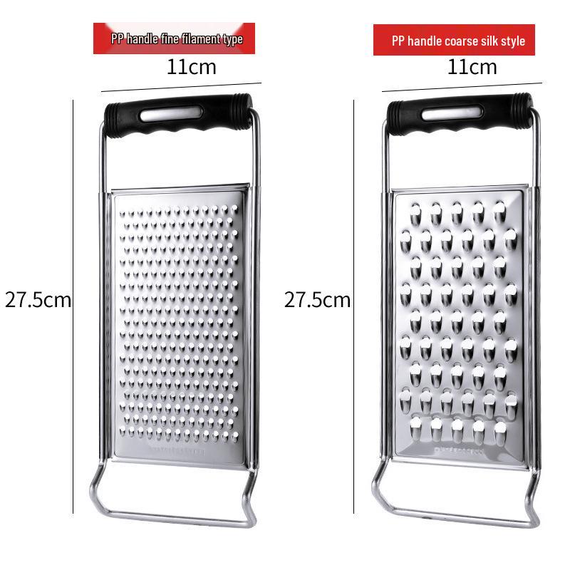 Stainless Steel Grater & Julienne Slicer for Potatoes, Fruits, and Baby Food Prep