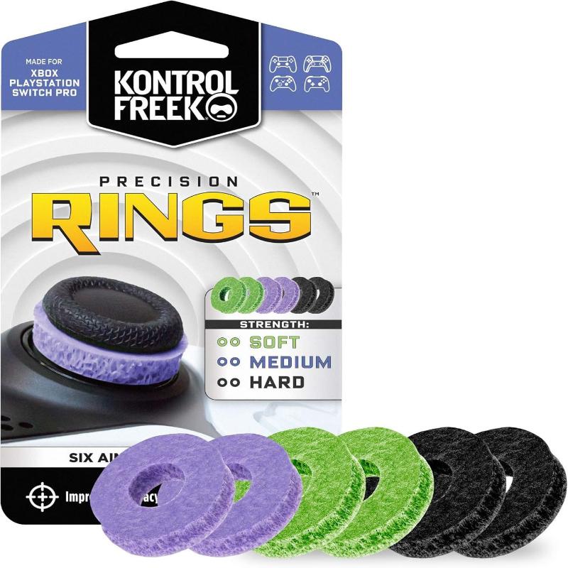 6Pcs For Series X/S One 360 Switch Pro Controller Aim Assist Target Motion Control Precision Rings