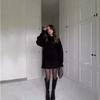 High-Quality Autumn 2024 European & American Casual Solid Color Knitted Short Skirt Set for Women