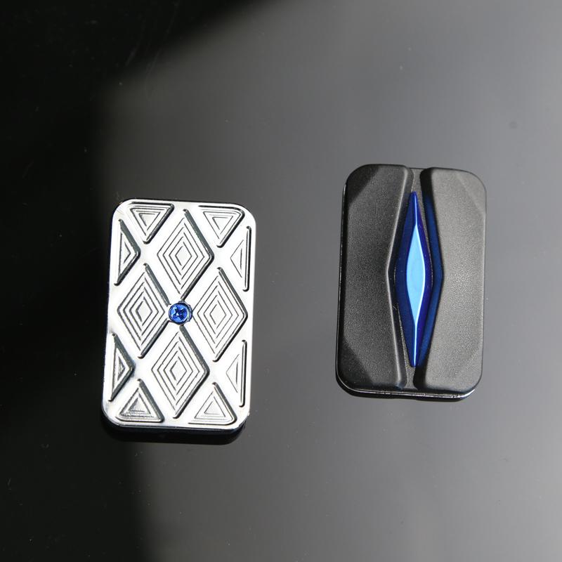 Future Punk Style EDC Fidget Slider Push Fidget Toy Fashion Metal Stress Relief Toy Fun Office Relaxation Gadget ADHD Tools