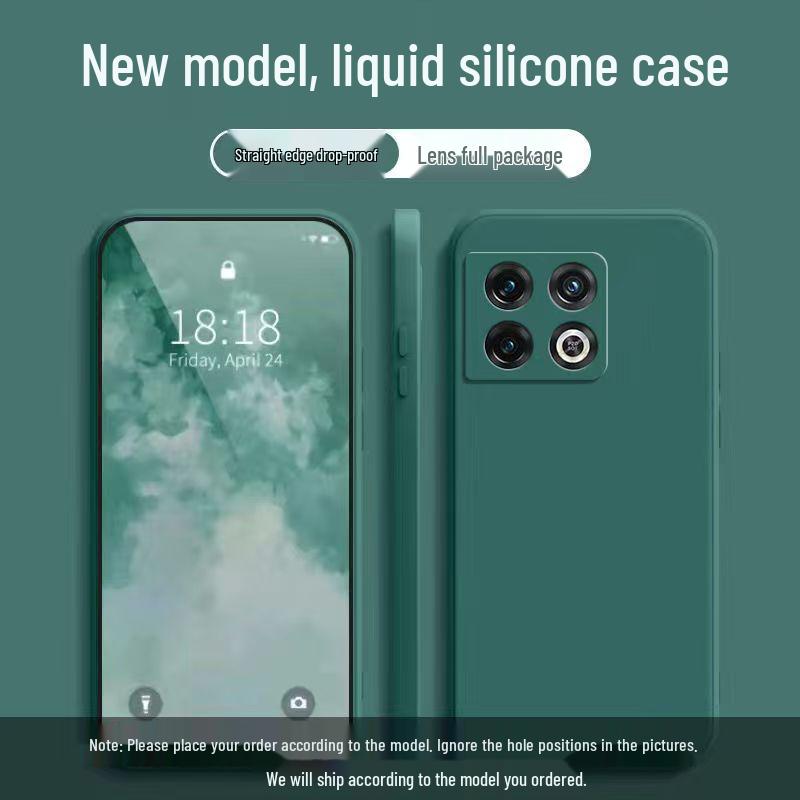 OnePlus 10 Pro Liquid Silicone Case - Full Coverage, Drop Protection, Skin-Friendly, High-Grade.