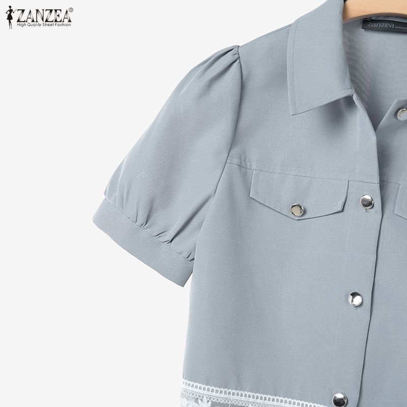 ZANZEA Dámské letní dvoudílné oblekové soupravy s krátkým rukávem a dlouhou sukní