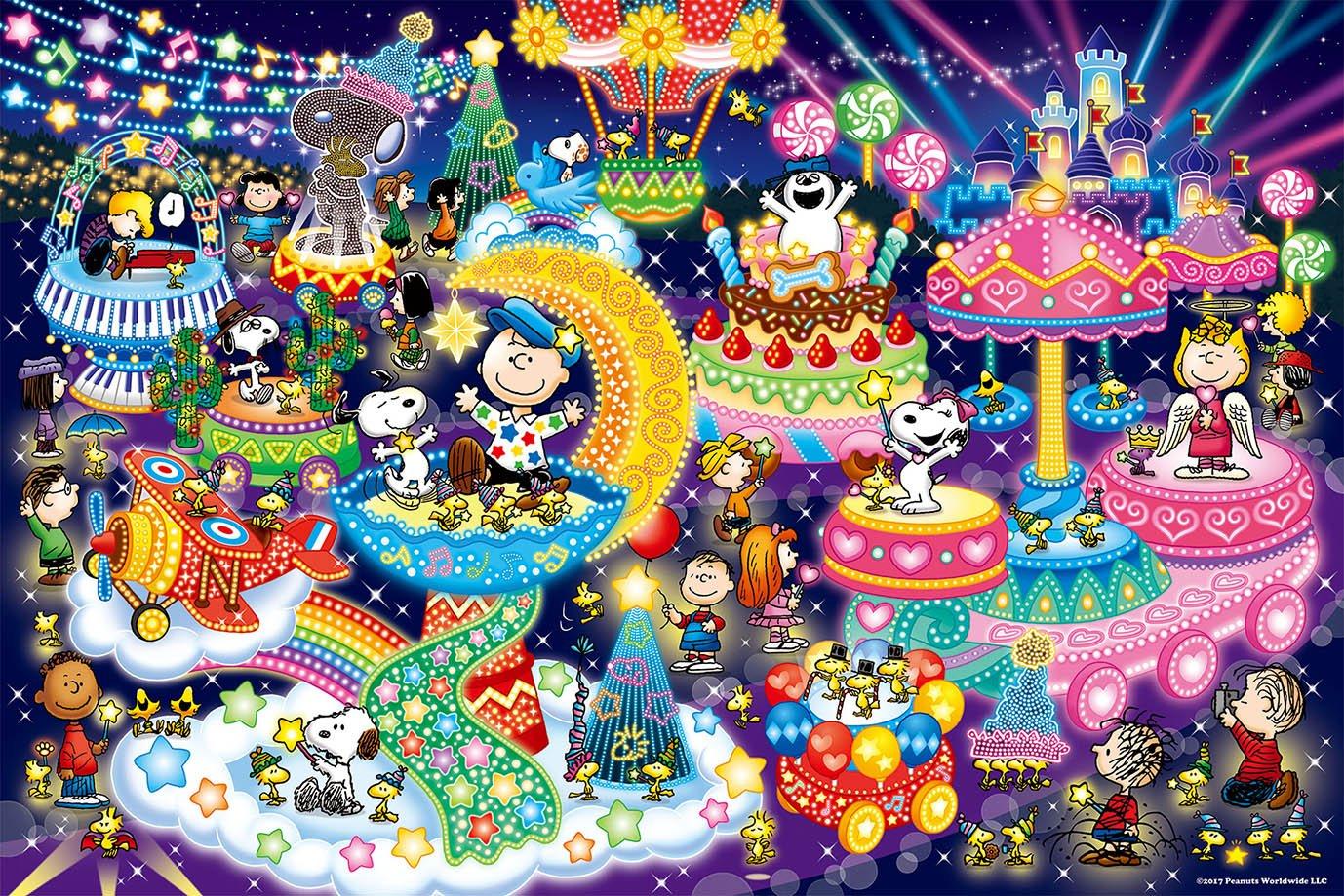 

jigsaw puzzle PEANUTS Snoopy illumination 1000-piece [Glow-in-the-dark puzzle] (50x75cm)