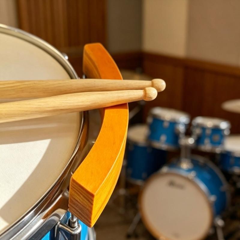 Traditional Drum Rims Clickers Percussion Accessory Drum Rimshot Block Wood Texture Suitable for Drummers and Musicians