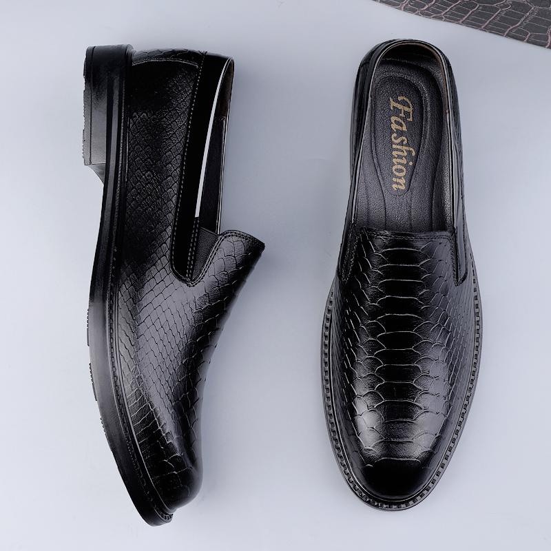 Fashion Luxury Brand Mens Casual Flats Business Dress Loafers Genuine Leather Men Driving Shoes Mocasines New Male Slip-On Walking Shoes