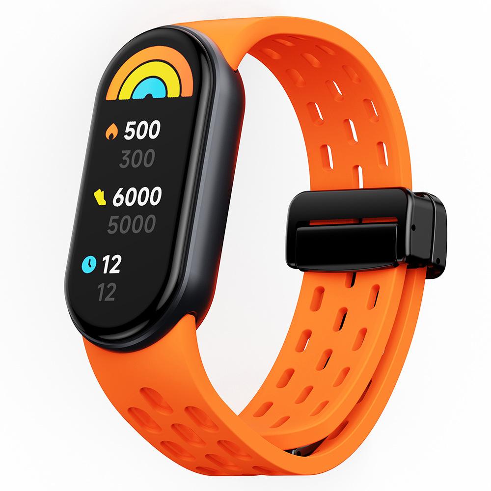 NEW Strap for Xiaomi Mi Band 9 Smart Watch Sport Silicone Bracelet for Mi Band 8 Replacement Wristband Miband 9/8 NFC Accessory