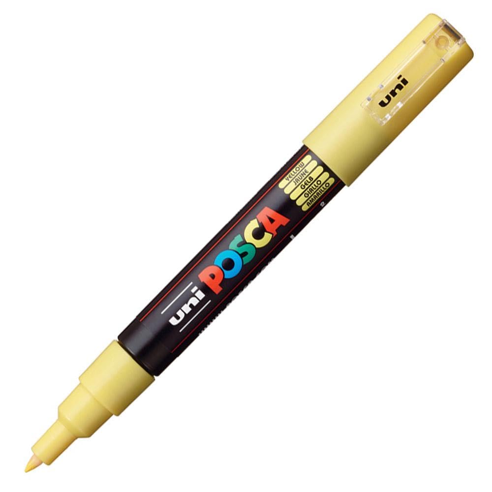 Mitsubishi Pencil Uni Posca Extra tenký sada 2 žlutá,