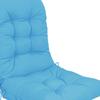 High Back Chair Cushion Waterproof with Ties Chair Pad Patio Cushion for Courtyards Balcony Outdoor Furniture Patio Garden