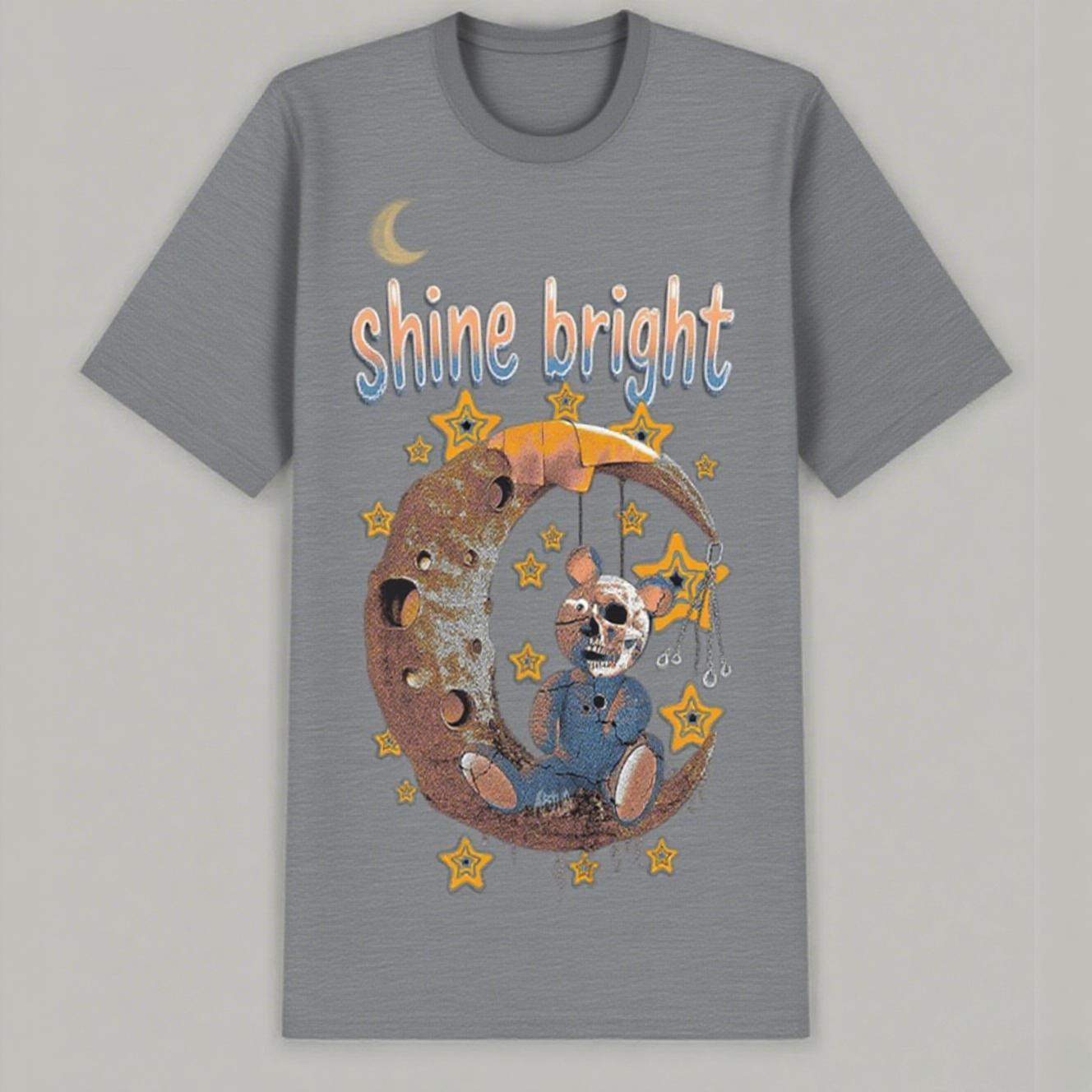 

Women s New Street Style Emerging Art Daily Style Trend Printing Cotton Short-sleeved T-shirt Couple Tide Brand Breathable Tops S